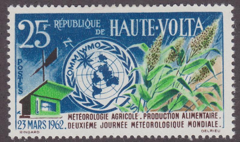 Burkina Faso 95 World Meteorological Day 1962