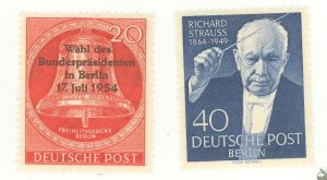 Germany/Berlin (9N) #9N106/9N111 Unused Single