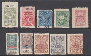 Argentina, Buenos Aires State Municipal Revenues, 10 diff unused, sound & F-VF