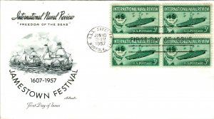 US 1081 Naval Review Artmaster Pencil FDC