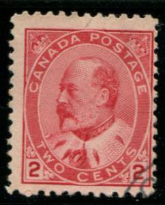90 Canada 2c King Edward VII, used