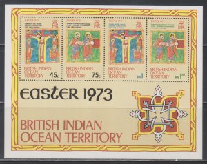 British Indian Ocean Territory,  Easter (SC# 53a) MNH SS