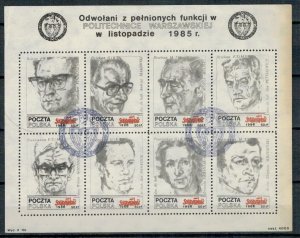 Poland 1986 MNH Stamps Solidarity Post Solidarnosc University Fired Scientists