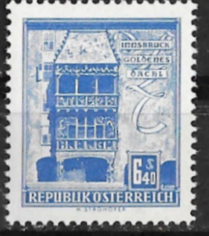 Austria # 629A   Innsbruck   6.40s.   (1) Mint NH