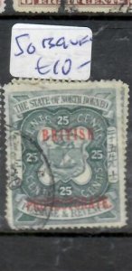 NORTH BORNEO  25C   BP  ARMS  SG  139   VFU         P0314A