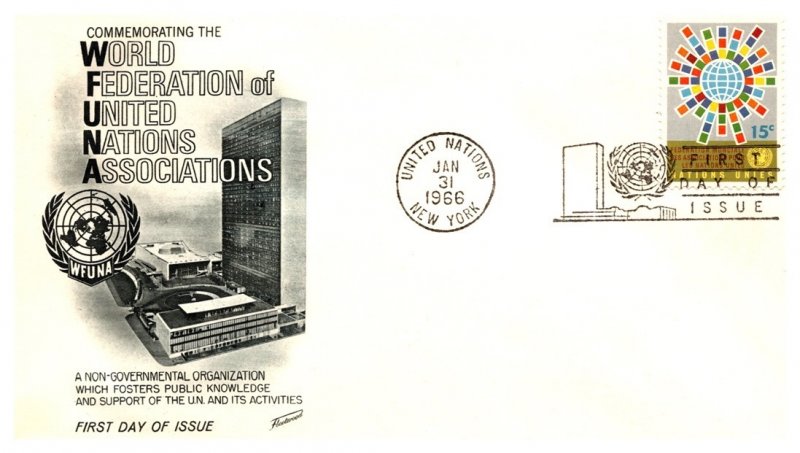 United Nations, New York, Worldwide First Day Cover