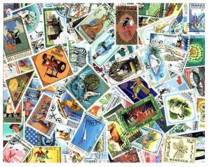 Mongolia Stamp Collection - 500 Different Stamps