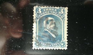 Newfoundland #34 used short perfs e204 8326