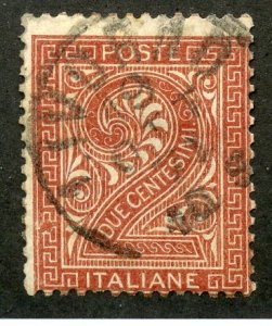 Italy, Scott #25, Used