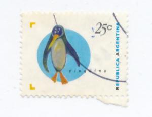 Argentina 1995 Scott 1889 used - 25c, Fauna, Penguin