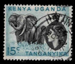 Kenya Uganda and Tanganyika KUT Scott 106 Used 15c