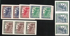 Cabral PORTUGAL - UNISSUED Never issued STAMP PROOFS!  VERY INTERESTING! 1940