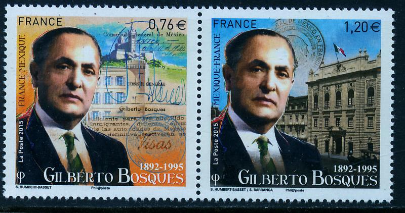 MEXICO 2941a, Gilberto Bosques, Ambassador to France. MINT, NH. F-VF.