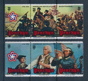 [116750] Penrhyn 1976 American Revolution bicentennial  MNH