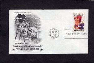 1803 W.C. Fields, FDC ArtCraft/PCS