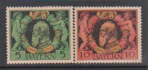Bavaria 92-3 1911 Luitpold cpl used