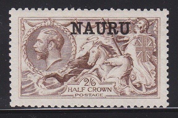 Nauru 13  VF-MLH well centered nice color scv $ 90 ! see pic !