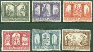 VATICAN 433-38 MNH BIN $1.50