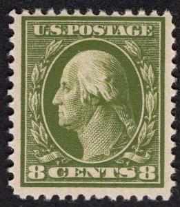 US #380 Fine/Very Fine. Original Gum. Lightly Hinged.