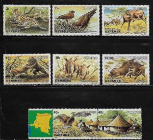 Zaire 1131-38 Wild Animals Mint NH