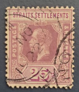 Straits Settlement 161, 1912 King George, Cat. value - $15.00