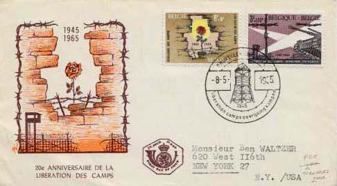 Belgium, First Day Cover, Military Related