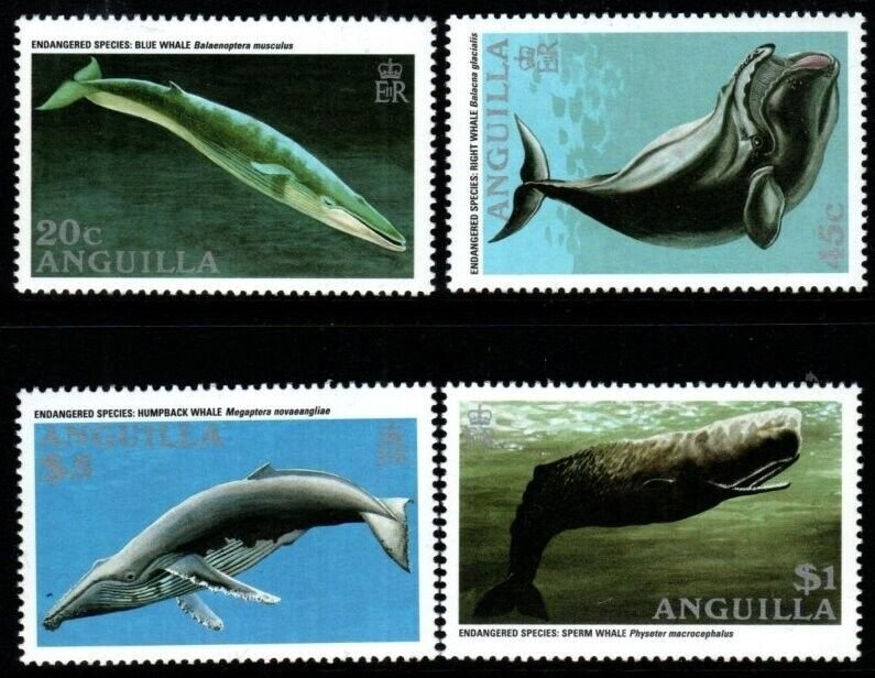 ANGUILLA SG969/72 1995 ENDANGERED SPECIES MNH