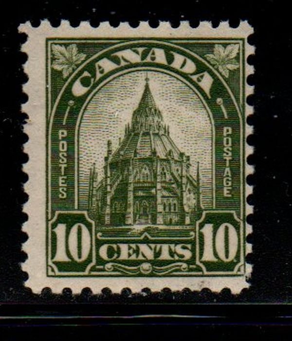 Canada Sc  173 1930 10c Parliament Library stamp mint NH