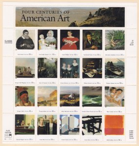 US Sheet 3236, MNH - Four Centuries of American Art