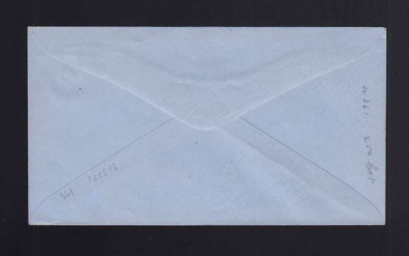 MINT POSTAL STATIONERY ENVELOPE: Scott #U361 / UPSS #1225-13