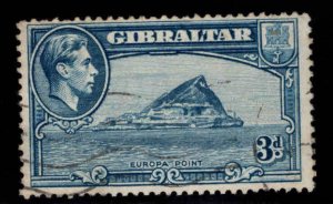 Gibraltar Scott 111 Used 1942 Europa Point stamp