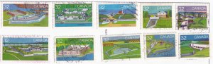 CANADA  1983 - CCanadian Forts - 1   -VF-used sets # 983-992