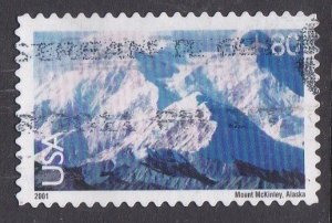 USA -2001 -Air - Mt McKinley -80c -Used Scott #C137