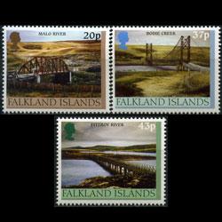 FALKLAND IS. 2000 - Scott# 768-70 Bridges Set of 3 NH