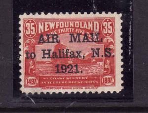 Newfoundland #6883 - Scott cat. #C3b-35c red Halifax airmail-period after 1921-u