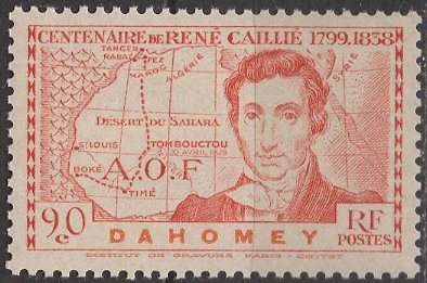 Dahomey 1939: Sc. # 108; **/MNH Single Stamp