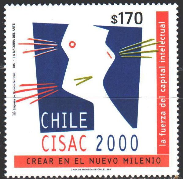 Chile. 1999. 1911. Congress of Copyright Parties. MNH.