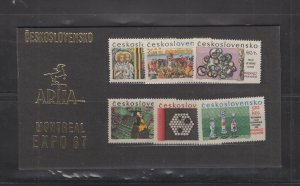 Czechoslovakia #1460-65  (1967 Montreal Expo set) VFMNH in pack CV $3.25+