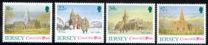 Jersey Sc# 610-613 MNH 1992 Churches