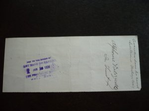 Canada - Revenue 2 c Excise Stamp on cheque