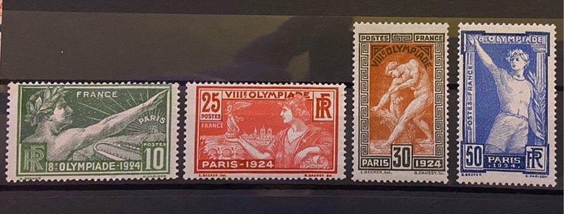 France 1924 SC #198-201 YT 183-186 VF Mint *Hinged/Unused* Complete Set