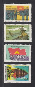 Cambodia Scott #368-371 MNH