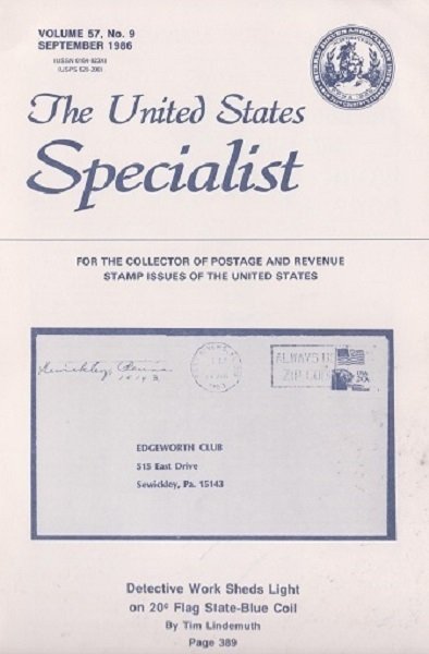 11 Different Volumes of The United States Specialist from 1986