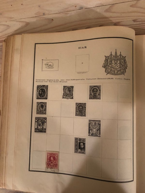 Modern Stamp Album Circa 1921