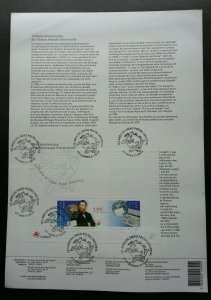 Portugal 125th Anniv Universal Postal Union UPU 1999 (stamp + ms on info sheet)