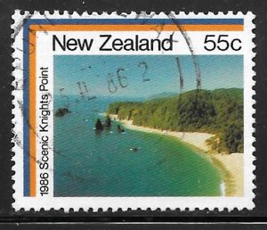 New Zealand 850: 55c Knights Point, used, VF