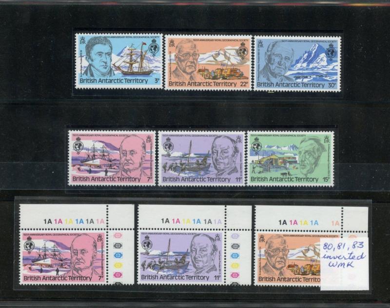 BRITISH ANTARCTIC TERRITORY LOT OF PRISTINE MINT NH