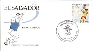 Salvador, Worldwide First Day Cover, Olympics