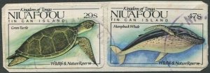 Niuafo'ou 1984 SG42-44 Turtle and Whale (2) FU