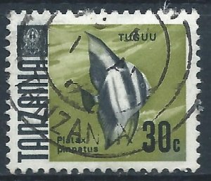 Tanzania 1967 - 30c Bat Fish - SG146 used